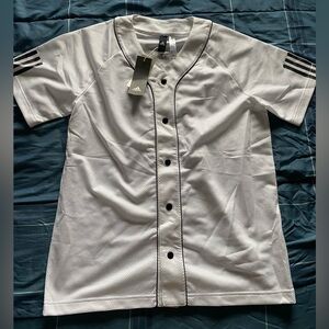 Adidas 3 Stripe Baseball Jersey